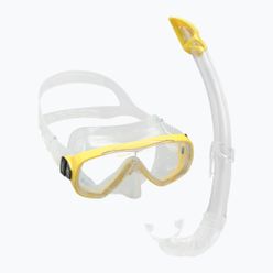 Set de scufundări Cressi Onda + Mexico mască + tub incolor-galben DM1010151