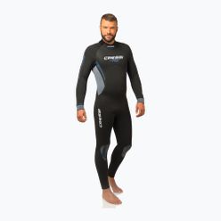 Costum de scufundări pentru bărbați Cressi Fast Monopiece 7mm negru LR108703