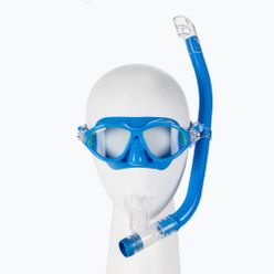 Cressi Moon Kid + Top Light mască + snorkel albastru DM200720