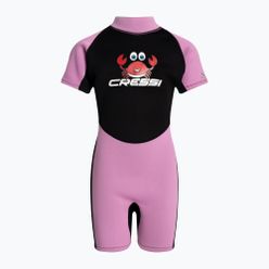Cressi Smoby Shorty 2 mm spumă de înot pentru copii negru și roz XDG008301