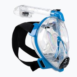 Mască completă Cressi Baron pentru snorkelling albastru / incolor XDT020020