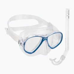 Cressi Perla Jr Baby Snorkel Set Perla Mask + Minigringo Snorkel Clear Blue DM101220