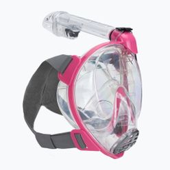 Masca de snorkel pentru copii Cressi Baron cu fața întreagă, roz XDT0360040