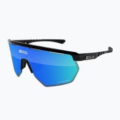 Ochelari de ciclism SCICON Aerowing negru lucios/scnpp multimirror albastru EY26030201