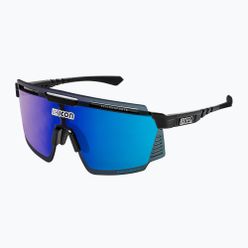Ochelari de ciclism SCICON Aerowatt negru lucios/scnpp multimirror albastru EY37030200