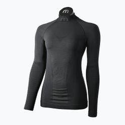 Mico Warm Control Mock Neck tricou termic pentru femei negru IN01856