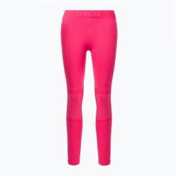 Pantaloni termici pentru femei Mico Odor Zero Ionic+ roz CM01458