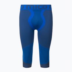 Pantaloni termici pentru bărbați Mico Warm Control 3/4 albastru CM01854
