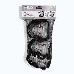 Set de protecții pentru femei FILA Fp Gears gri/roz 60750903