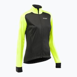 Northwave Reload SP jachetă de ciclism pentru femei negru/galben 89211091