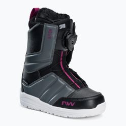 Încălțăminte de snowboard pentru femei Northwave Helix Spin negru-gri 70221401