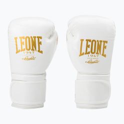 Mănuși de box Leone 1947 negru și alb alb GN059