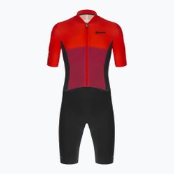 Santini Redux Istinto costum de ciclism pentru bărbați negru/roșu 2S769C3REDUXISTINES