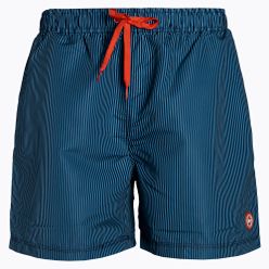 Pantaloni scurți de baie pentru bărbați CMP 10ZE albastru marin/portocaliu 3R50857/10ZE/46
