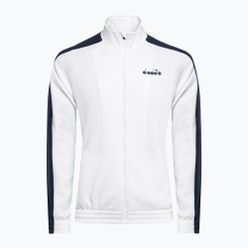 Geacă de tenis pentru bărbați Diadora Fz Jacket albă DD-102.179121-20002