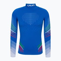 Tricou termic cu mânecă lungă pentru bărbați UYN Natyon 2.0 Italy Uw Shirt Lg_Sl.Turtle Neck, albastru, U100197