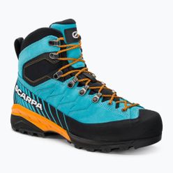 Cizme de trekking pentru bărbați SCARPA Mescalito TRK GTX turcoaz-negru 61050