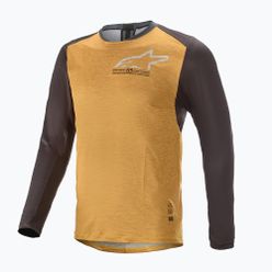 Alpinestars tricou de ciclism pentru bărbați Alps 6.0 V2 LS Jersey galben 1763821/4010