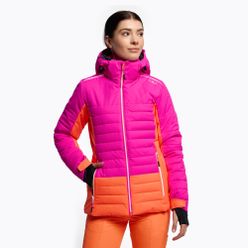 Geacă de schi pentru femei CMP roz-portocalie 31W0226/H924