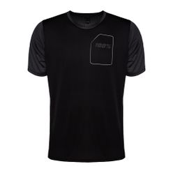Tricou de ciclism pentru bărbați 100% Ridecamp Jersey SS negru STO-41401-052-10