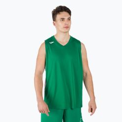 Joma Cancha III tricou de baschet verde/alb 101573.452