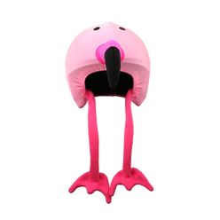 COOLCASC Cască roz Flamingo cu suprapunere roz 050