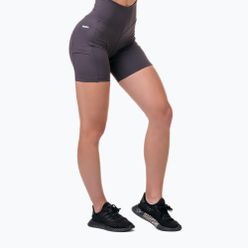 Pantaloni scurți de antrenament pentru femei NEBBIA Biker Fit & Smart mov 5752810