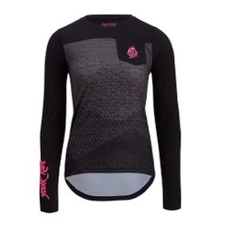 Tricou de ciclism pentru femei SILVINI Ella negru-roz 3122-WD2036/8911