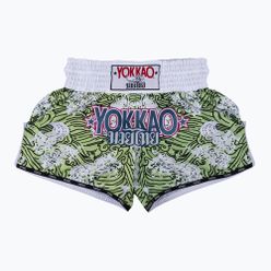 YOKKAO Pantaloni scurți MMA Hawaiian verde TYBS-136-20