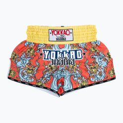 YOKKAO Pantaloni scurți MMA portocalii hawaiieni portocalii TYBS-136-2
