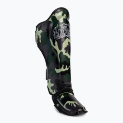 Top King Empower Camuflaj verde pentru tibia și piciorul de protecție TKSGEM-03-GN-L