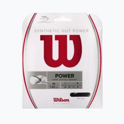 Wilson Synthetic Gut Power 16 Coarde de tenis negru WRZ945200