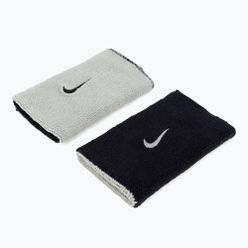 Brățări Nike Dri-Fit Doublewide Wristbands Home And Away 2 buc negru NNNB0-022