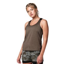 Tricou de antrenament pentru femei STRONG ID maro Z1T02535