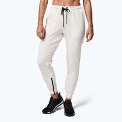 Pantaloni de trening pentru femei STRONG ID Go For Bold jogger alb Z1B01341