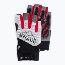 STUBAI mănuși de alpinism Eternal 3/4 deget alb și roșu 950072