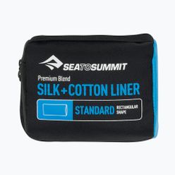 Sea to Summit Silk/Cotton Căptușeală de călătorie albastru marin ASLKCTNSTDNB