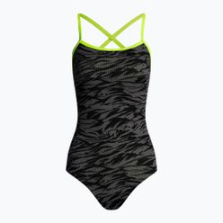 Funkita Strapped In One Piece Costum de baie pentru femei Gri FS38L7141608