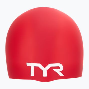 Cască de înot  TYR Wrinkle Free red