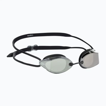 Ochelari de înot TYR Tracer-X Racing Nano Mirrored silver/black