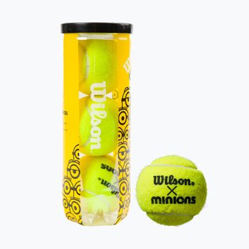 Set de mingi de tenis pentru copii-3 buc. Wilson Minions Tenis galben WR8202401