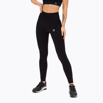 Jambiere pentru femei Gym Glamour fără cusur negru 195