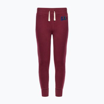 Pantaloni pentru copii GAP V-Fall Fash Logo Jogger deep garnet red