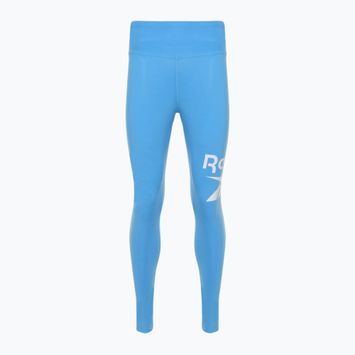 Colanți pentru femei Reebok Identity Big Logo Cotton recovery blue