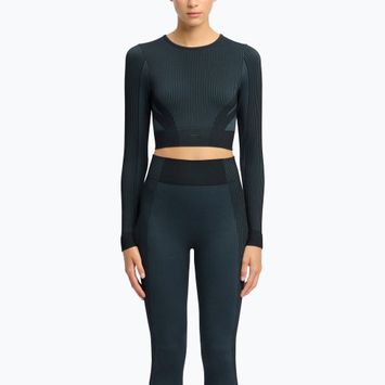 Longsleeve de antrenament pentru femei Reebok RBK Lab Seamless Crop black