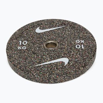 Greutate bumper Nike Strength Grind Bumper Plates 10 kg blackout