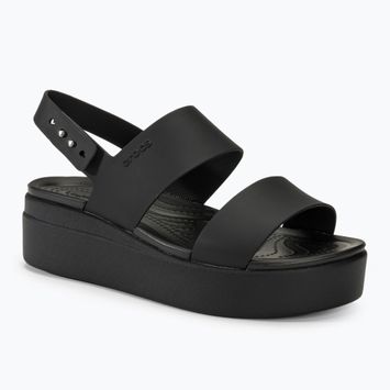 Sandale pentru femei Crocs Brooklyn Low Wedge black/black