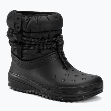 Crocs Classic Neo Puff Luxe cizme de zăpadă pentru femei negru