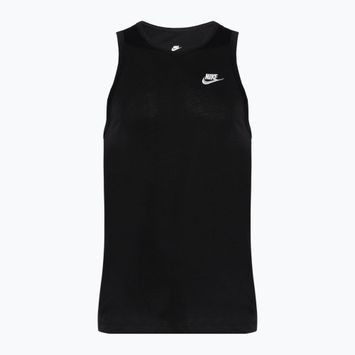 Tank top pentru bărbați Nike Sportswear Club TT black/white