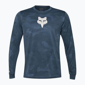 Longsleeve de ciclism pentru bărbați Fox Racing Ranger Tru Dri dark vintage blue